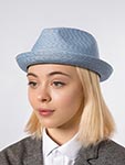Шляпа BAILEY арт. 81690 MANNES (голубой / темно-синий)